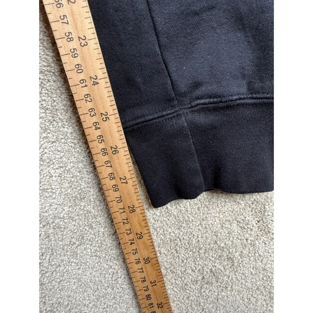 Champion Mens Joggers Black Fleece Sweatpants Large Logo Size Medium